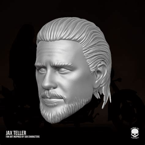 Jax Teller Fan Art 3D printable file for action figures - DONMAN ART