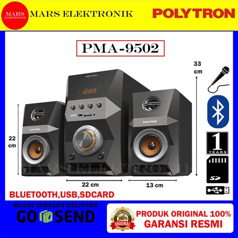 Jual Speaker Polytron Active Pma 9502 Pma 9502 Bluetooth Pma9502