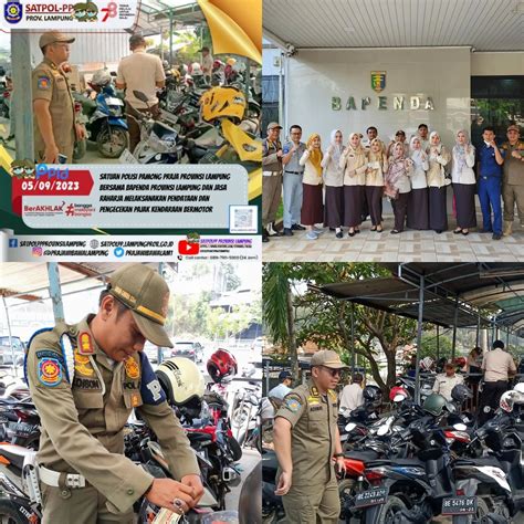 pendataan  pengecekan pajak kendaraan bermotor website satpol pp