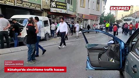 K Tahyada Zincirleme Trafik Kazas Dailymotion Video