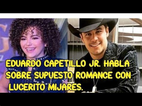 Eduardo Capetillo Jr Habla Sobre Supuesto Romance Con Lucerito Mijares