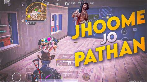 Jhoome Jo Pathan Srk Bgmi Montage 60 Fps Jhoomejopathaan Youtube