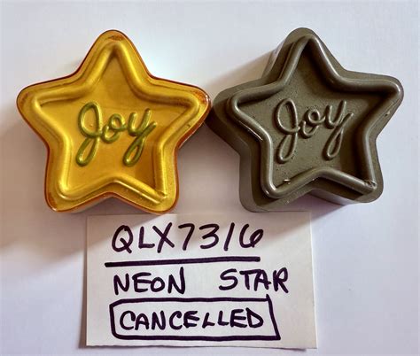 **NEVER ISSUED**NEON STAR*SET of TWO Prototypes - VERY RARE