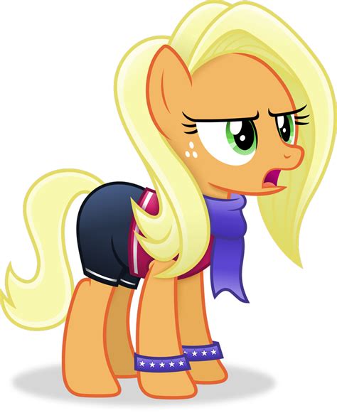 Safe Artist Anime Equestria Applejack Earth Pony Pony