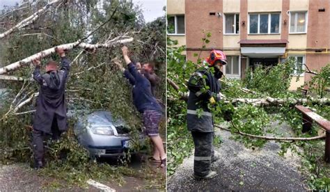 Ploile torențiale și furtunile au făcut prăpăd în mai multe zone din