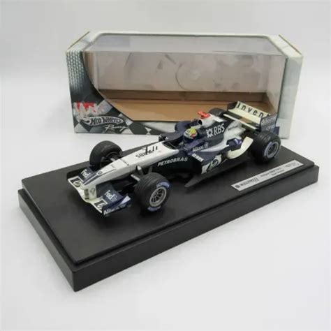 Hot Wheels Formula Williams BMW FW Racing Model Car Mark Weber Scale In Box