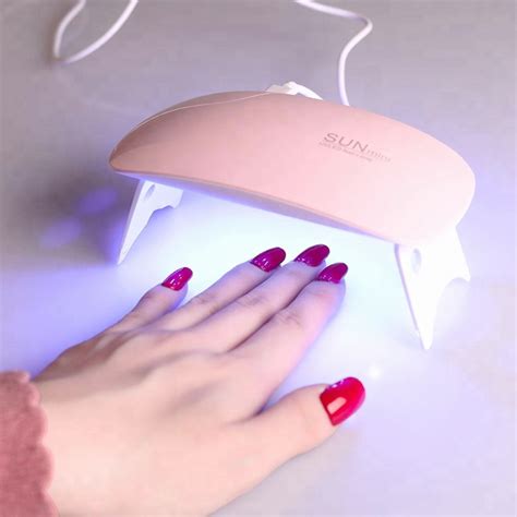 Energy Saving Portable Sun Light Mini 6W UV Led Nail Lamp Mobray Gel