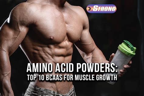 Amino Acid Powders: Top 10 BCAAs for Muscle Growth - Strong Supplement Shop