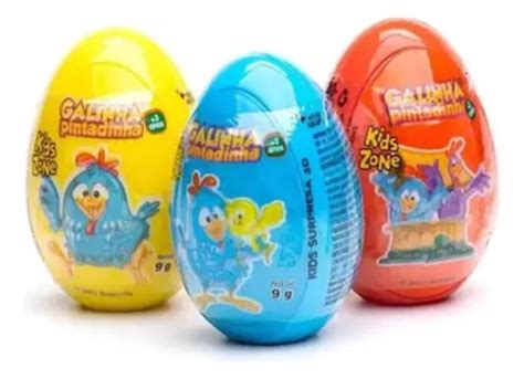 Ovo Surpresa Brinquedo - Brinquedo Ovo Surpresa Galinha Pintadinha C/ Pastilhas 9g | MercadoLivre