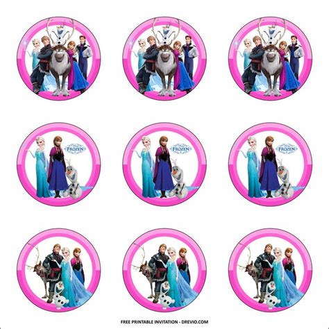 Free Printable Frozen Birthday Party Kits Templates Frozen