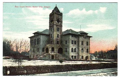 Baker County Oregon Courthouse Postcards