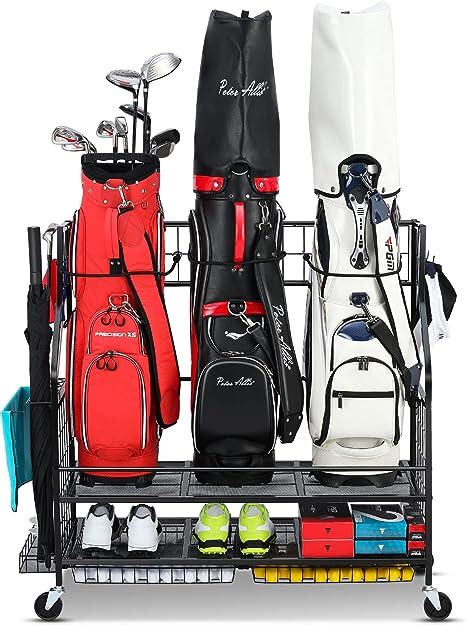 Amazon Fhxzh Golf Bag Storage Garage Organizer Golf Bag Stand