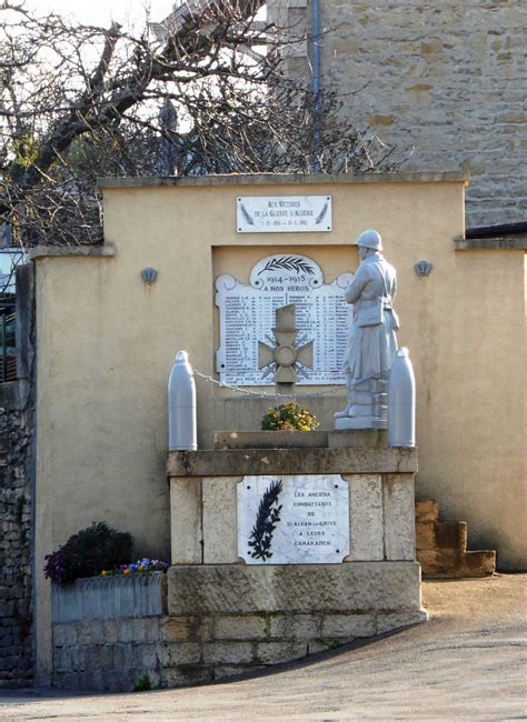 Photo à Saint Alban de Roche 38300 Le monument aux morts Saint