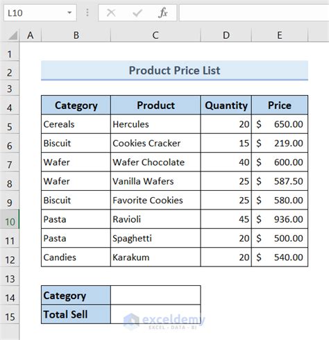 How To Sum If Cell Contains Specific Text In Excel Ways