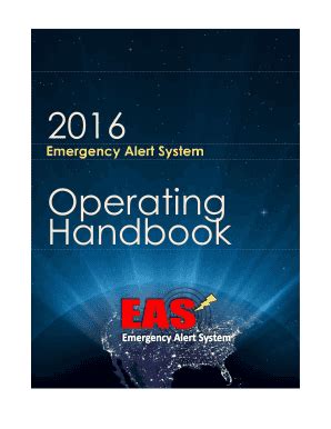 Fillable Online Fcc Eas Operating Handbook Federal Communications