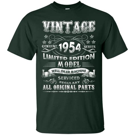 Buy Vintage 1954 Birthday T Shirt Minaze