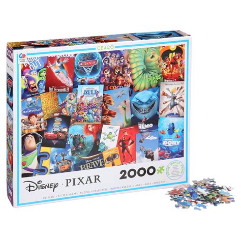 Ceaco - Disney/Pixar - Movie Posters - 2000 Piece Interlocking Jigsaw ...