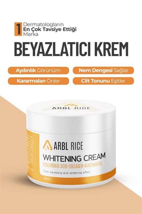 ARBLRICE Koltuk Altı Diz Dirsek Ve Bikini Bölgesi Cilt Beyazlatıcı Krem ml Skin Whitening