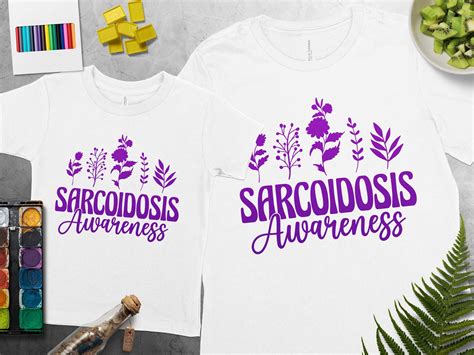 Sarcoidosis Awareness Svg Sarcoidosis Svg Png Purple Ribbon Etsy