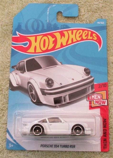 Hot Wheels Porsche Turbo Rsr White Hw Then And Now Birthday Gift Role Playing Miniature Toy
