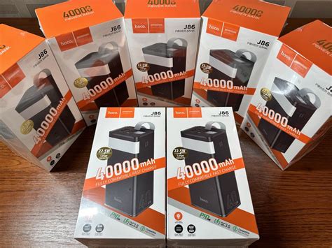 Павербанк Powerbank Hoco J86 PD 22.5W 40000mAh з ліхтарем: 1 299 грн ...