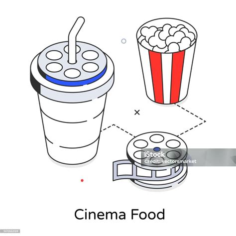 Cinema Food Stock Illustration - Download Image Now - Drink, Film ...