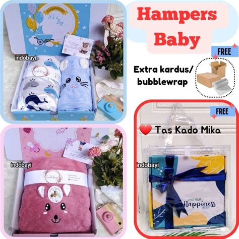 Jual INDOBAYI Hampers Bayi Newborn Paket Kado Bayi Lahir Handuk