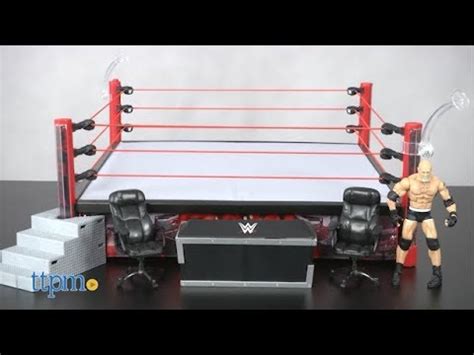 Playsets & Vehicles WWE Elite Collection Raw Main Event Ring Playset ...