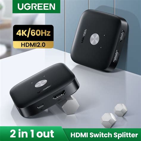 Ugreen Hdmi Switch 4k 60hz Hdmi Switcher — Electrobest Official Online Store Shopping At