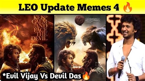 Leo Hindi Poster Meme Review🔥 Leo Update Memes 🧊 Decoding And Hidden