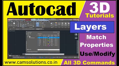 Layers In Autocad Properties Need Uses Complete Explain Youtube