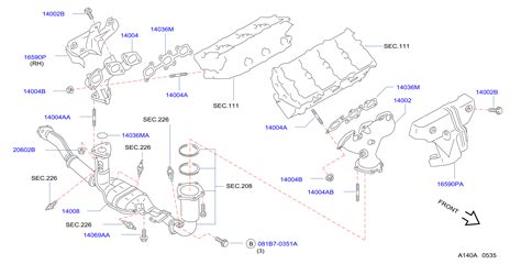 Nissan Maxima Ord Frm Srs B Electrical Engine Manifold 08158 61228 Hoffman Nissan West