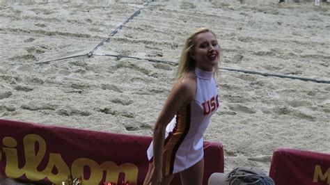 The Spirit Of Troy And The Usc Song Girls Perform Tusk At The Bvb