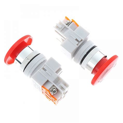 LAY37 01ZS 1Normally Closed Self-Locking 22mm Mushroom Head Emergency ...