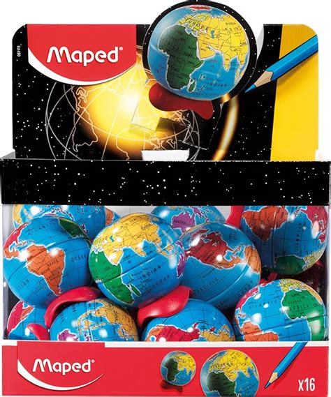 Maped Bo Te De Taille Crayons Trou En Forme De Globe Terrestre