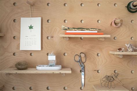 An Easy-ish DIY: Oversize Plywood Pegboard with Shelves - The Organized ...