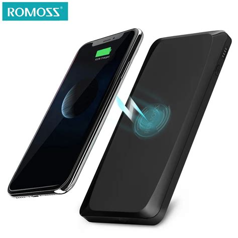 ROMOSS 5000mAh Power Bank Qi Wireless Charging Mobile Phone Charger ...