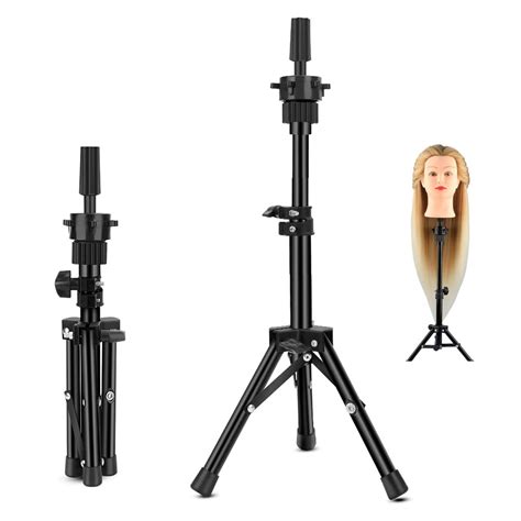 Maycreate® Mannequin Head Stand Retractable Mannequin Head Holder