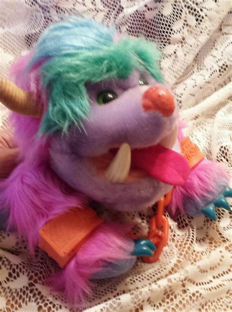 New Vintage My Pet Monster 1986 Amtoy Hand Puppet Wogster Handcuffs