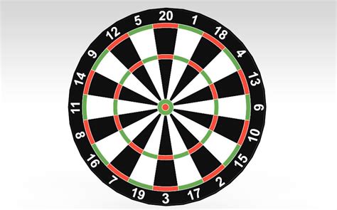 Dart Board 3d Model 29 C4d 3ds Fbx Obj Free3d