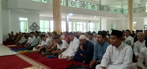 Masjid Agung Pemkab Bangka Selatan Selenggarakan Sholat Idul Adha 2023