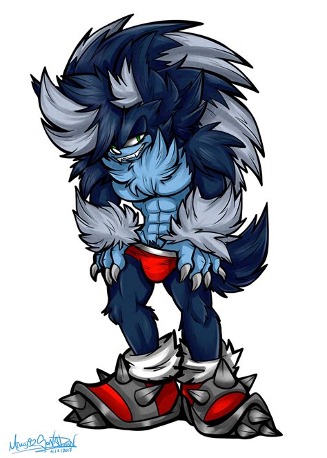 Sonic Werehog (new style) by Mimy92Sonadow on DeviantArt