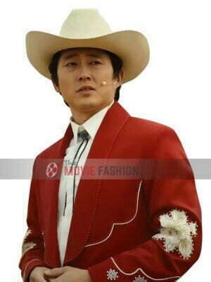 Nope 2022 Steven Yeun Cowboy Red Suit Ricky Suit The Movie Fashion