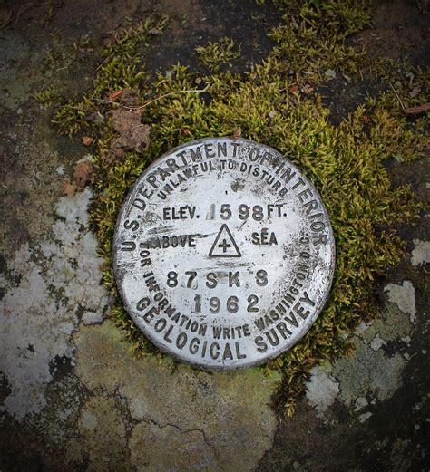 Benchmark | US Geological Survey benchmark along the Mid Sta… | Flickr