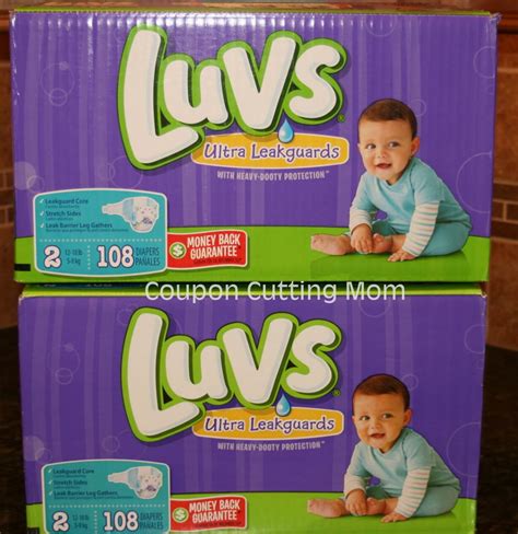 HOT Luvs Diapers Big Box Only 7 74 0 07 Per Diaper
