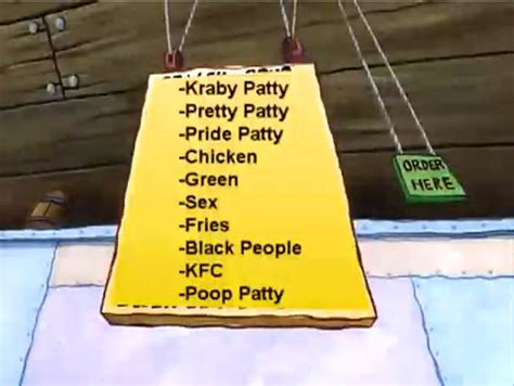 The true Krusty Krab Menu by PlaystationNerd on DeviantArt