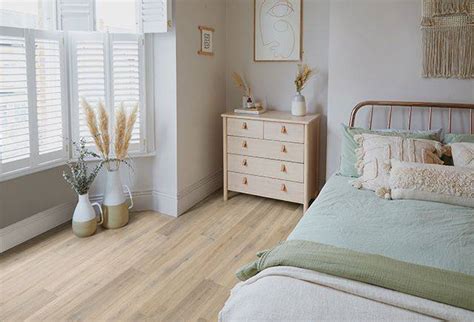 Polyflor Camaro Rigid Core PUR Plank Naked Blond Oak PLK4144 Luxury Vinyl Flooring