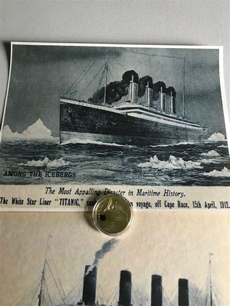 Купить Белая звезда и титаник RMS Titanic set of old Lithographs ...