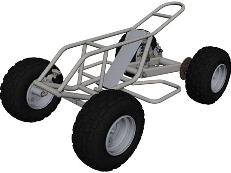 Mini Atv Chassis Cad Model 3dcadbrowser