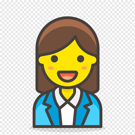 Ofis kadın işçi Streamline Emoji simgesi png PNGWing